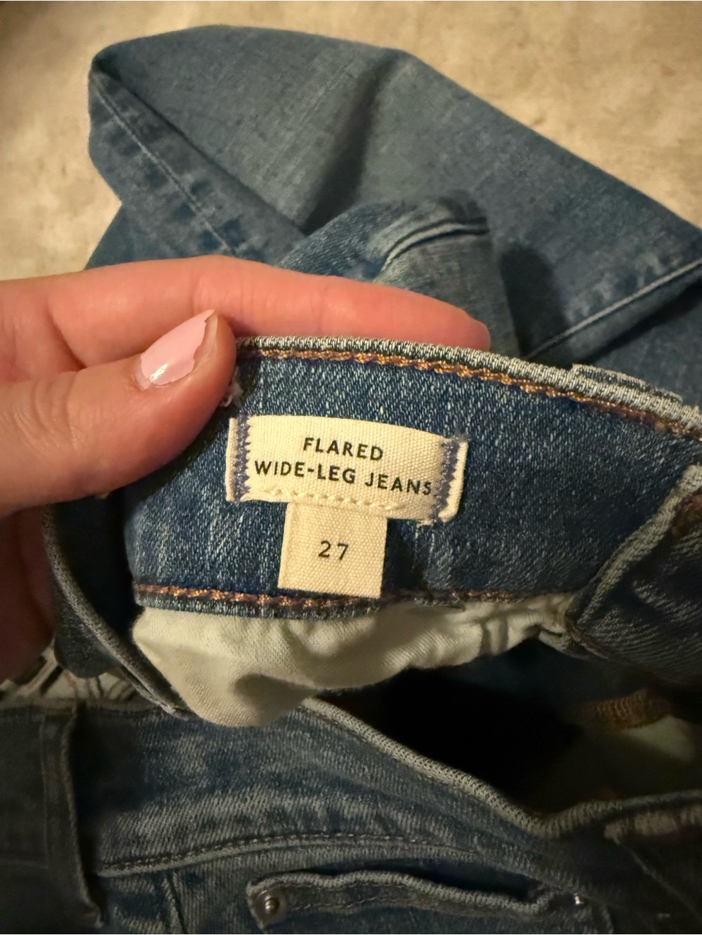 Madewell Flared Wide-Leg Jeans in Oneida Wash - Picture 7 of 8